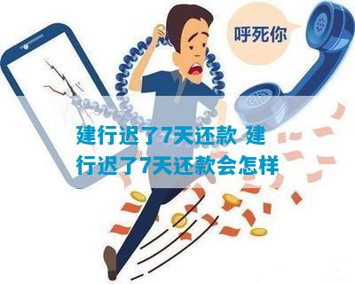 建行迟了7天还款 建行迟了7天还款会怎样