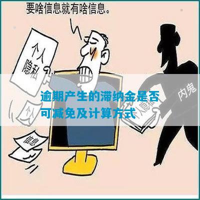 逾期产生的滞纳金是否可减免及计算方式